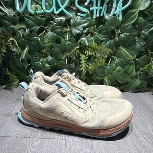 Altra Lone Peak 7 Womens 10.5 Tan Trail Running Shoes Hiking MaxTrac Zero Drop
